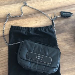 Barbara bui black leather bag